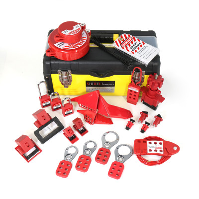 Lockout Toolbox with Electrical and Valve lockout kit | China best Mechanical lockout kit | Lita Lock Manufacturing