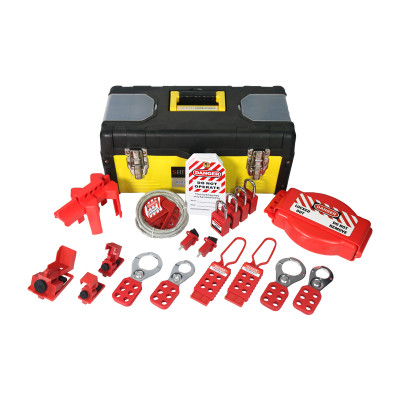 Lockout Toolbox with Electrical and Valve lockout kit | China best Mechanical lockout kit| Lita Lock Manufacturing