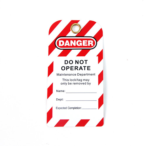 Etiqueta de advertencia de seguridad de PVC "PELIGRO NO OPERAR" | Lita Lock OEM ODM Fabricación