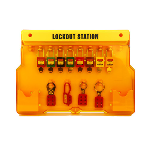 17-34 Locks Lockout Station with Cover| China Wall Mounted Lockout Station Supplier| Lita OEM ODM Manufacturing