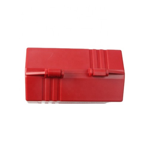 Bloqueo de enchufe eléctrico para enchufe de 220 V | Bloqueo de cubierta de enchufe eléctrico rojo