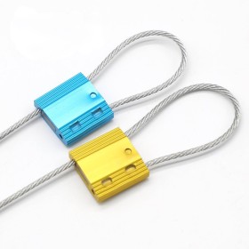 1.5MM x 1000MM Car Seal Lock | Steel Cable Car Seal Green | Lock Safety Valve | Litalock Manufacturing