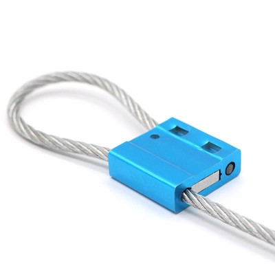 2.5MM x 1000MM Car Seal Lock | Galvanised Steel Cable Car Seal Red | Litalock Manufacturing