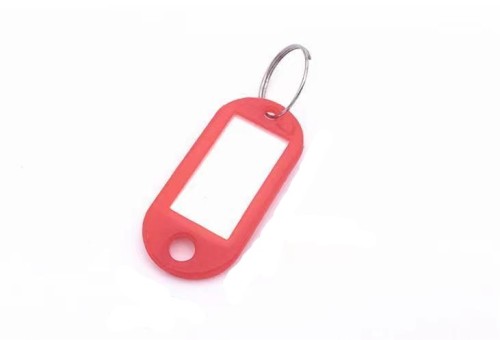 Plastic Keychain Key Tags ID Label Name Tags with Split Ring | Litalock Manufacturing