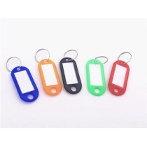 Plastic Keychain Key Tags ID Label Name Tags with Split Ring | Litalock Manufacturing