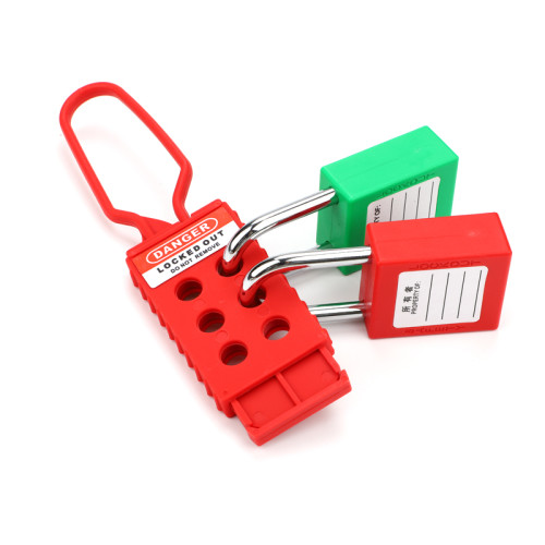 Red Nylon Lockout Hasp| China Plastic lockout hasp supplier | LitaLock Safety Supply