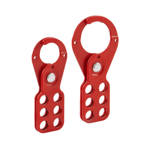 Cerrojo de bloqueo grupal de acero antioxidante rojo | Cerrojos de bloqueo de acero de 38 mm | LitaLock Safety Supply