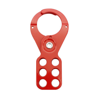 Cerrojo de bloqueo grupal de acero antioxidante rojo | Cerrojos de bloqueo de acero de 38 mm | LitaLock Safety Supply