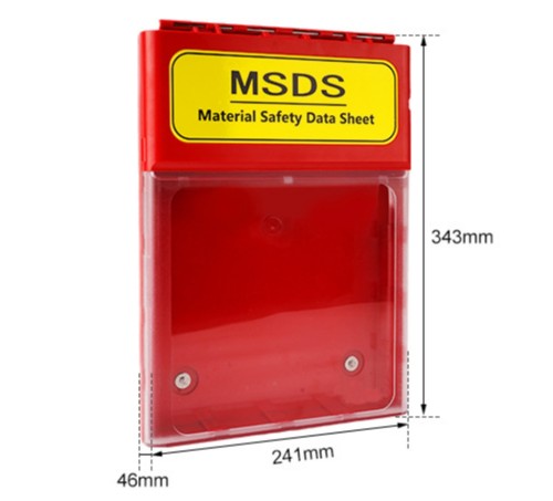 MSDS Storage Box | Safe Document Storage For Material Safety Data Sheets | Litalock Supply