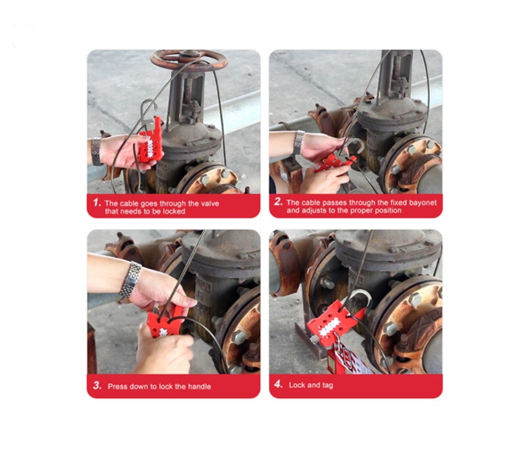 How to use cable lockout
