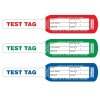PVC Electrical Test Tags | Custom Made Self-Adhesive Appliance Test Tag | Litalock Manufacturing