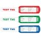 PVC Electrical Test Tags | Custom Made Self-Adhesive Appliance Test Tag | Litalock Manufacturing