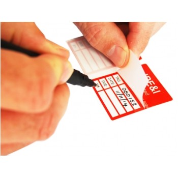 PVC Electrical Test Tags | Custom Made Self-Adhesive Appliance Test Tag | Litalock Manufacturing