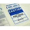 PVC Electrical Test Tags | Custom Made Self-Adhesive Appliance Test Tag | Litalock Manufacturing