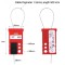 Cable Lockout Cable Dia.1.5mm Length 500mm | OEM Universal Cable Lockout Device with lock
