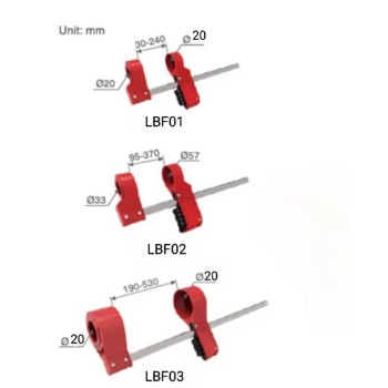 Adjustable Aluminum Blind Flange Lockout | China Safety Valve Lockout Manufacturer | Lita Lock OEM Manufacturing