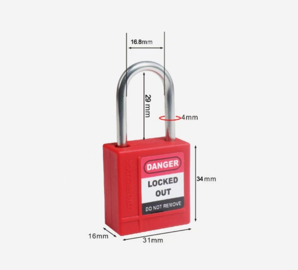 Stainless Steel Shackle Safety Padlocks