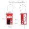Cable Lockout Cable Dia.1.5mm Length 500mm | OEM Universal Cable Lockout Device with lock