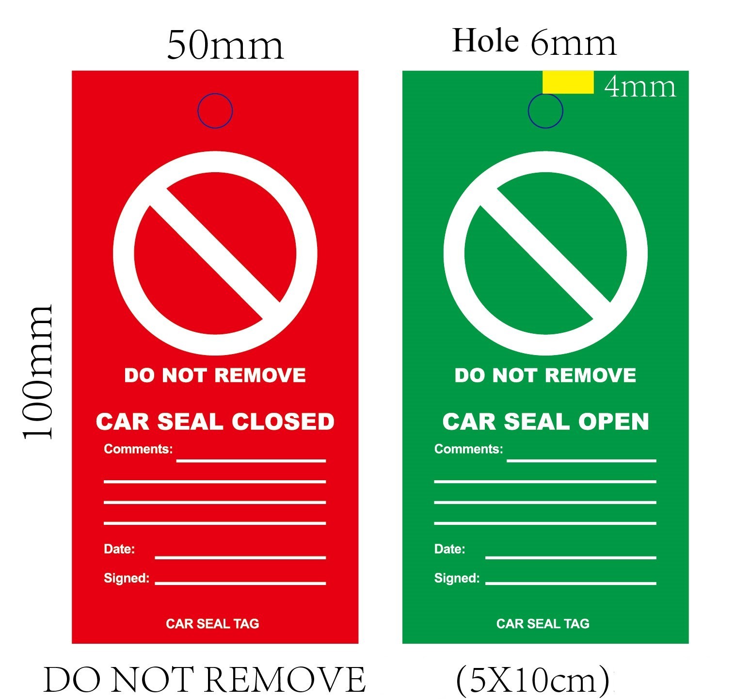 Warning Stickers