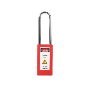 Candado de seguridad industrial con grillete de acero y cuerpo de 76 mm| Candados de seguridad de bloqueo industrial OEM