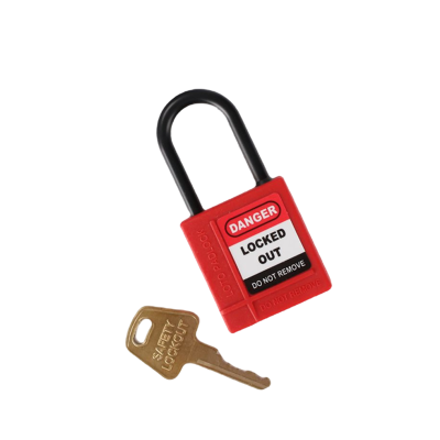 Mini Body 29mm Insulation Shackle Safety Padlock | 4mm diameter shackle safety padlock factory |Lita Lock Manufacturing