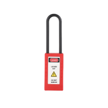 Plus Body 76mm Insulation Shackle Safety Padlock | China Cost-effective Nylon Shackle Safety Padlock Manufacturer