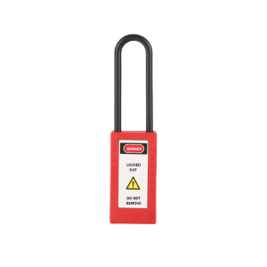 Plus Body 76mm Insulation Shackle Safety Padlock | China Cost-effective Nylon Shackle Safety Padlock Manufacturer