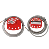 Cable de bloqueo de uso general Cable de 6 mm de diámetro Longitud 2 M | Bloqueo de cable de la industria OEM | Fabricación de cerraduras Lita