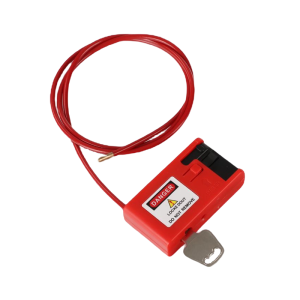 Cost-effective Cable Lockout with lock Cable Dia.3.2mm Length 1 Meter| China Professional Safety cable lockout supplier