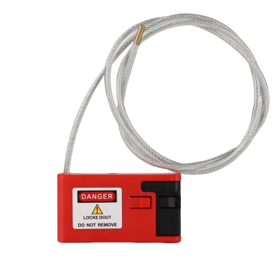 Professional Cable Lockout Cable Dia.4mm Length 1 Meter| OEM Universal Cable Lockout Device with lock