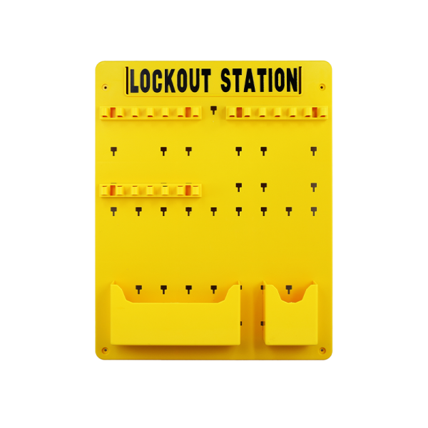 28-Padlock Acrylic Lockout Tagout Board | Wholesale Wall Mounted Lockout Board | Lita Lock Manufacturing