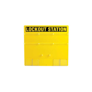 Tablero de bloqueo de 36 candados | Tablero de bloqueo y etiquetado de acrílico amarillo | Fabricación OEM ODM de Lita
