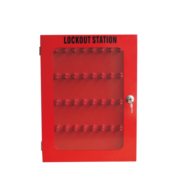 Padlock Station With 32 Padlocks Position | Industrial Durable Safety Management Padlock Lockout Station｜Lita OEM ODM Manufacturing