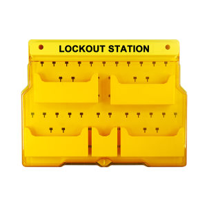 5-Storage Solt Lockout Station with Cover | China Wall Mounted Lockout Station Supplier | Lita OEM ODM Manufacturing