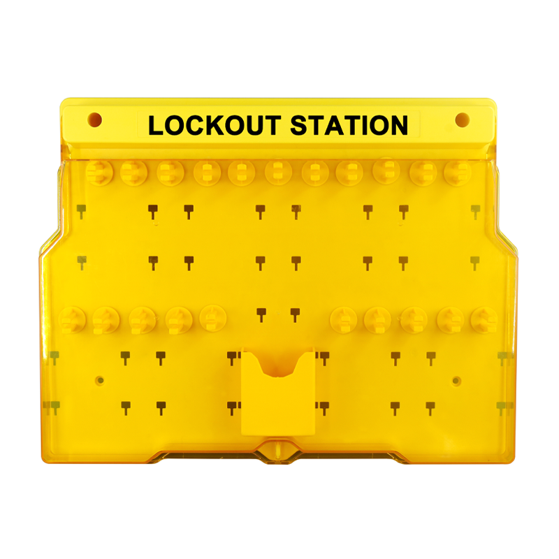 lockout station with cover