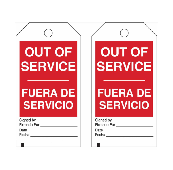 Etiquetas de seguridad duraderas para bloqueo