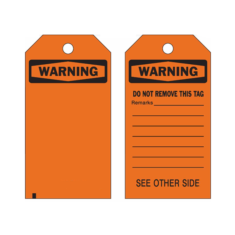 Orange Lockout tags