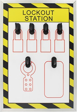 Tablero de la estación de bloqueo de Chevron