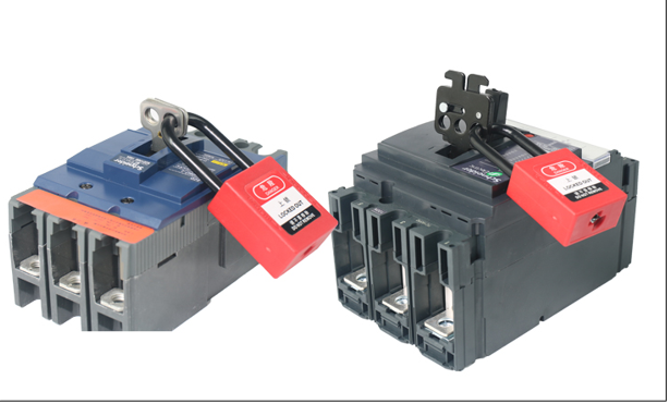 schneider circuit breaker lockout device