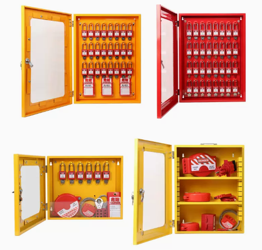 Estaciones de bloqueo montadas en la pared-Lockout Tagout