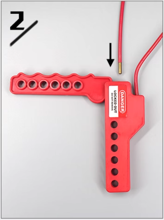 cable lock out