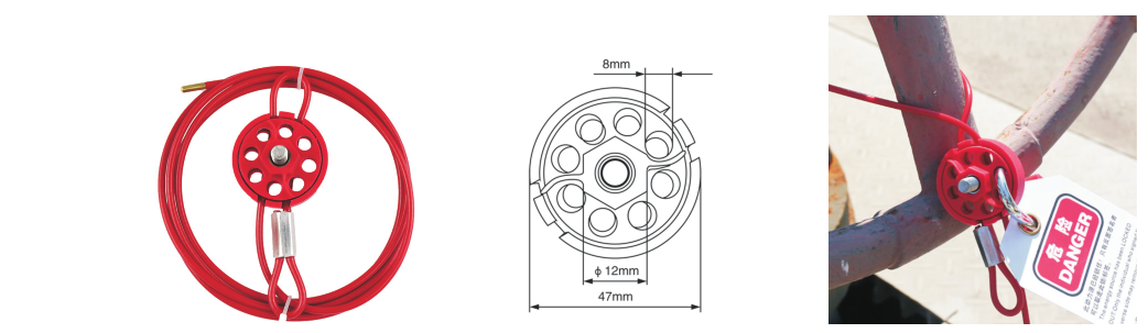 Adjustable Cable Lockout for Valves