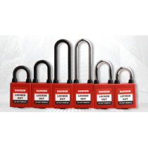 Dust Proof Padlock 38mm Plastic Shackle Safety Padlock| Lockout Tagout Manufacturing