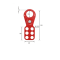 Red Anti-rust Steel Group Lockout Hasp| 25mm Steel Lockout Hasps| LitaLock Safety Supply