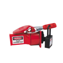 LWSL Series Industrial Plug Lockout | Channel Plug Guard Lockout | Lita Lock OEM Manufacturing