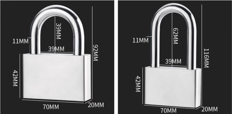 Solid Stainless Steel Padlocks