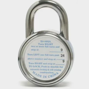 Candado giratorio con código de combinación de dígitos | Cerradura de combinación tradicional | Lita Lock Manufacturing