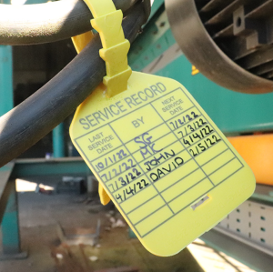 Handy Rubber Inspection Tags | Lifting & Rigging Rubber Tag | China Custom OSHA machine lockout tags Manufacturer