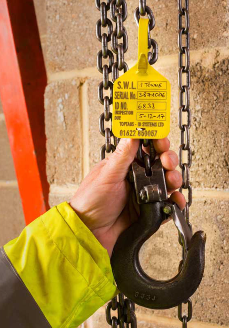 Lifting & Rigging Rubber Tag