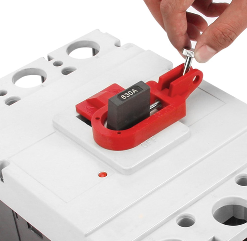 Universal Grip Tight Circuit Breaker Lockout Device | Oversized Handle Circuit Breaker Lockouts | Lita Lock Manufacturer